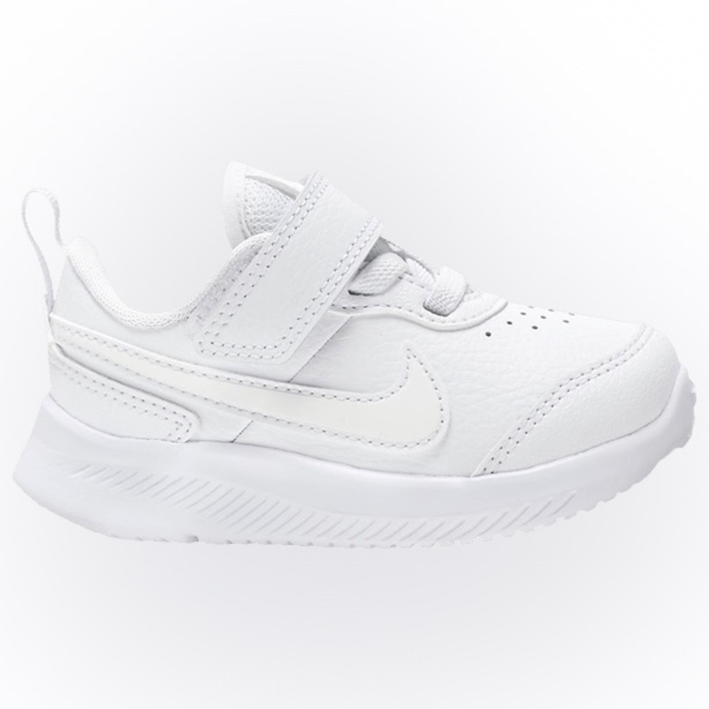 Nike Varsity Leather TD 'Triple White Size 7C